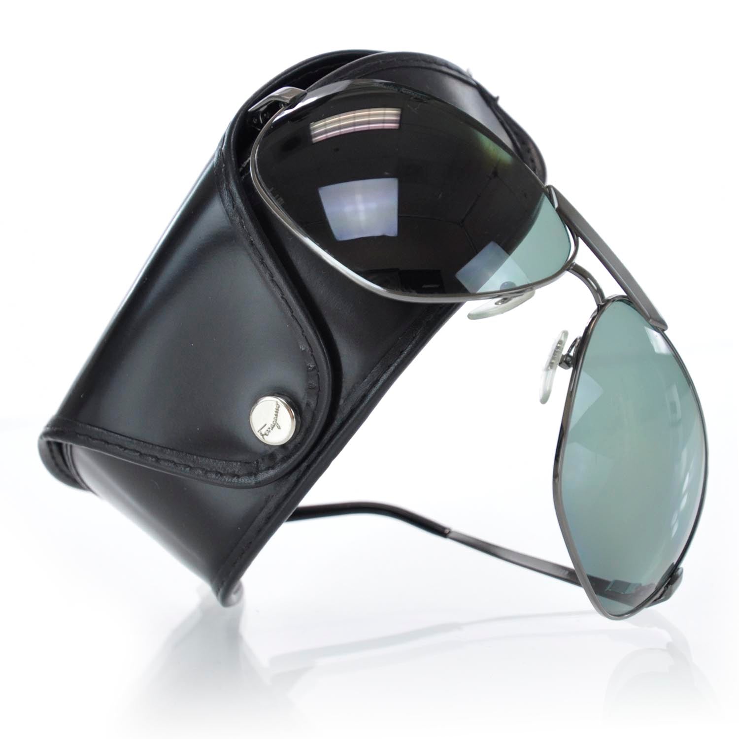 FASHIONPHILE SALVATOREFERRAGAMOAviatorSunglasses 10 of 10
