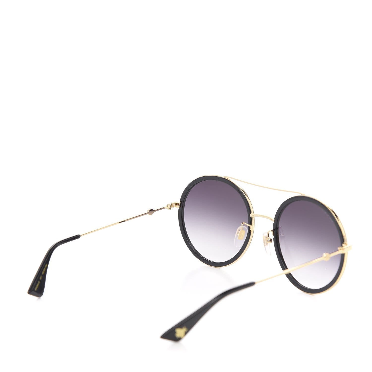 Gucci Round Frame Sunglasses GG0061S Black 4 of 6