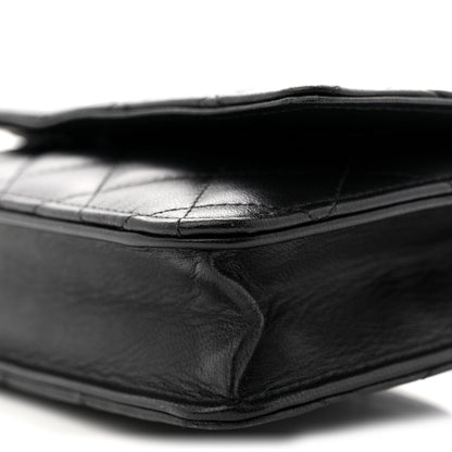 Chanel Lambskin Quilted Wallet On Chain WOC Black 10 of 10