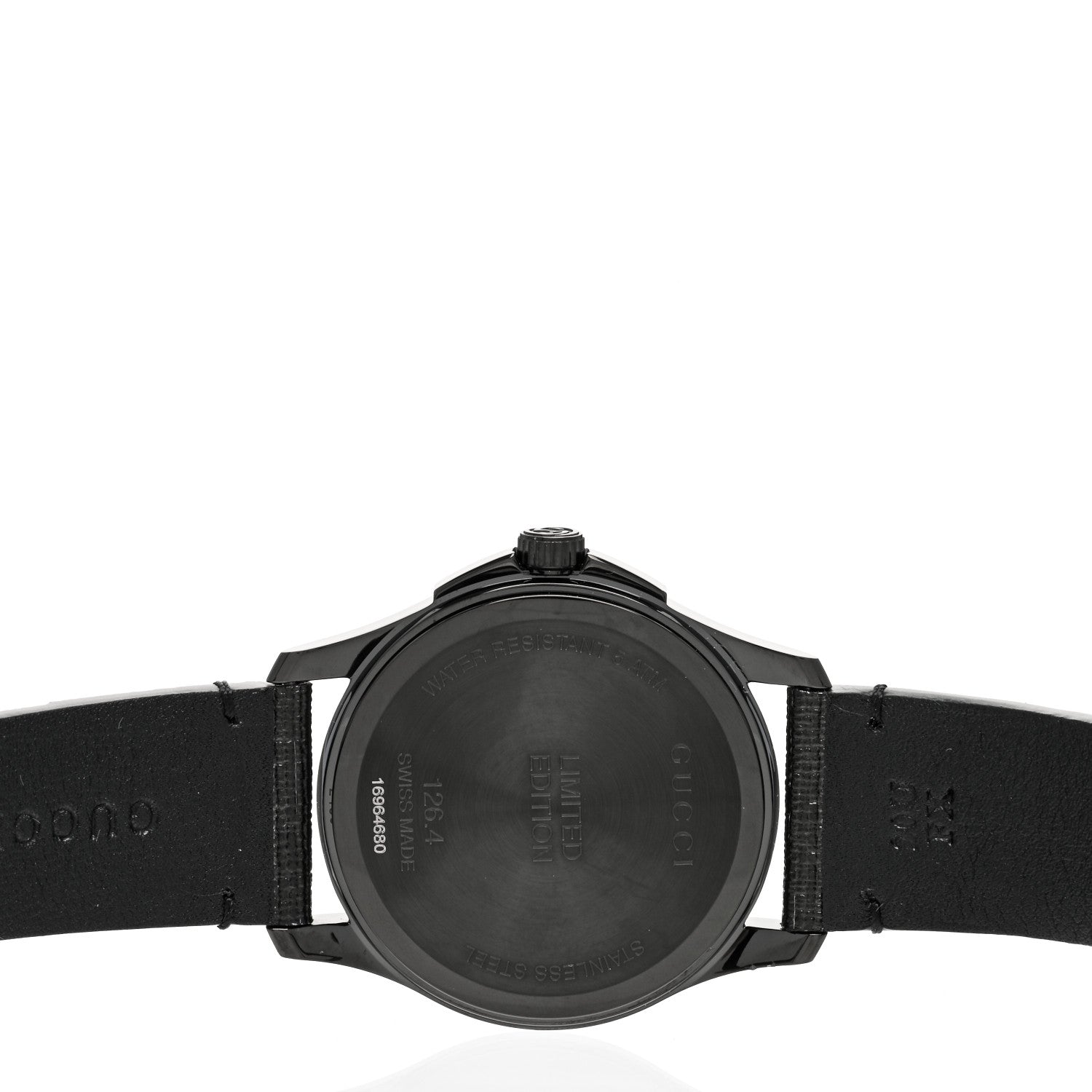 Gucci PVD Stainless Steel Canvas 38mm G-Timeless Ghost Quartz Watch Black 4 of 4