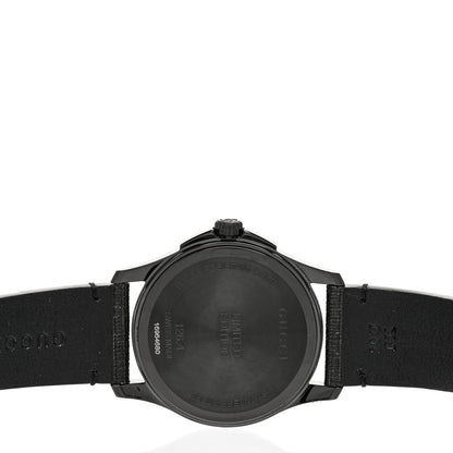 Gucci PVD Stainless Steel Canvas 38mm G-Timeless Ghost Quartz Watch Black 4 of 4