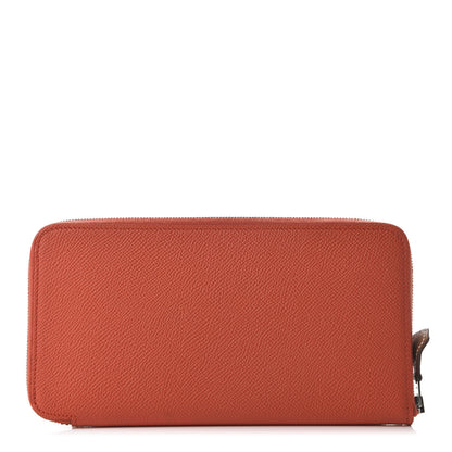 Hermes Epsom Silk'In Wallet Orange Poppy Fauve 1 of 10