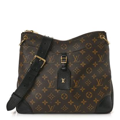 Louis Vuitton LOUIS VUITTON Monogram Odeon MM Black 1 of 9