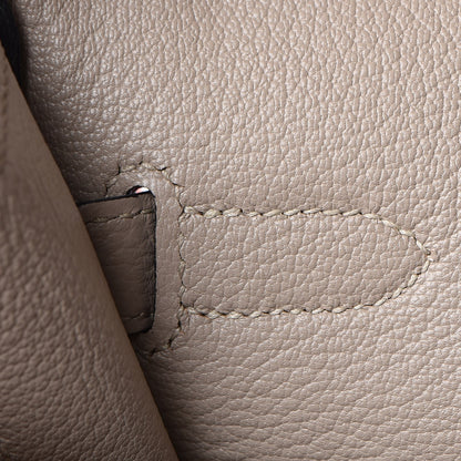 Hermes Taurillon Clemence Birkin 35 Gris Tourterelle 10 of 33