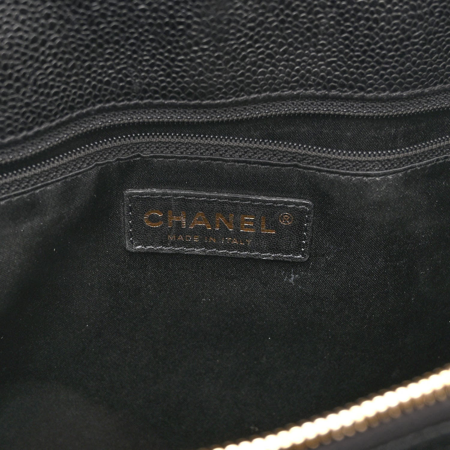 Chanel Caviar Quilted Grand Shopping Tote GST Black 8 of 11
