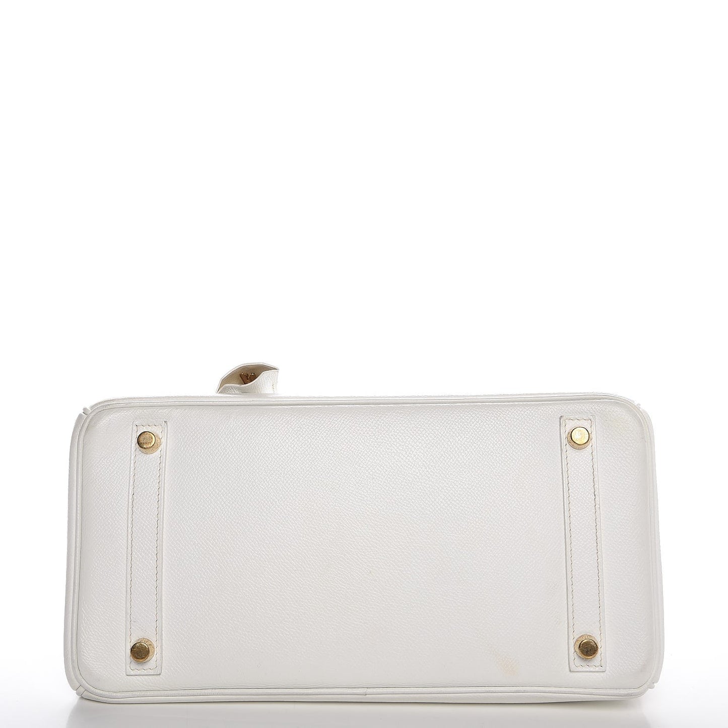 Epsom Birkin 30 White