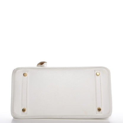 Hermes Epsom Birkin 30 White 6 of 50