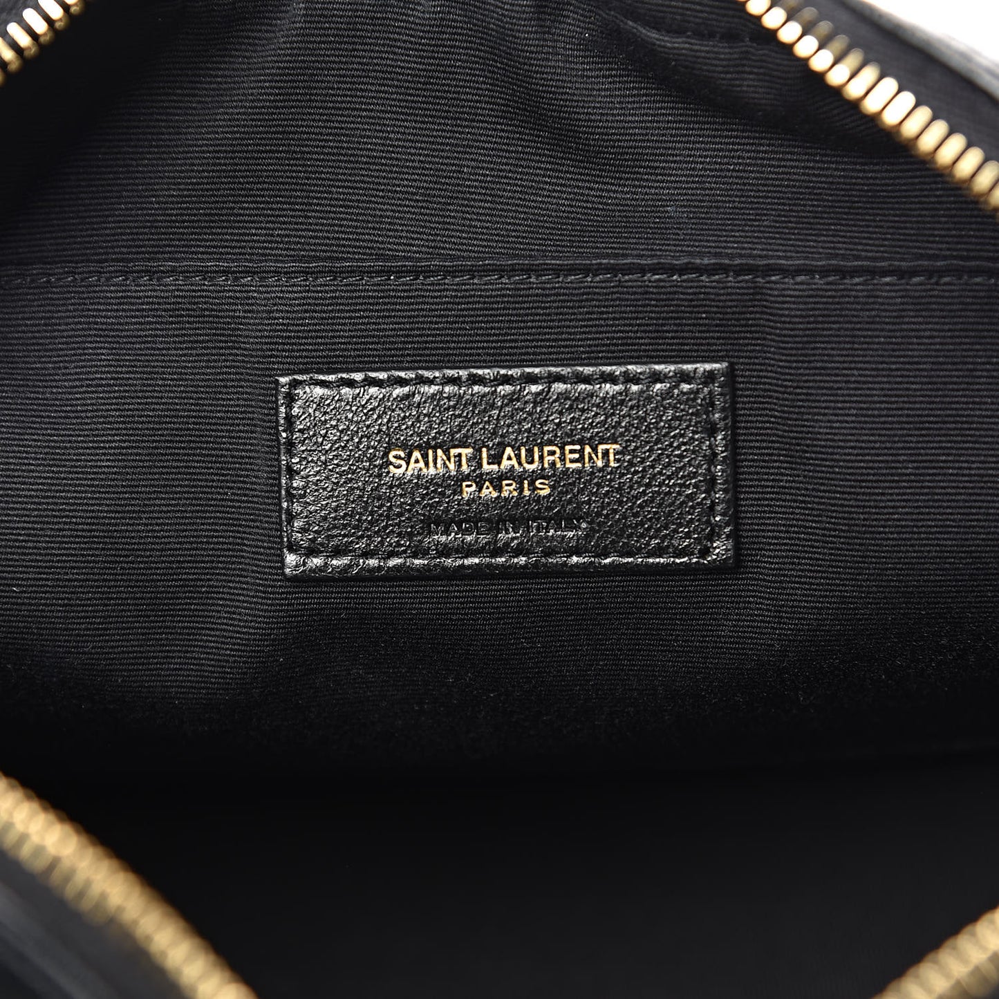 Calfskin Matelasse Monogram Lou Camera Bag Black
