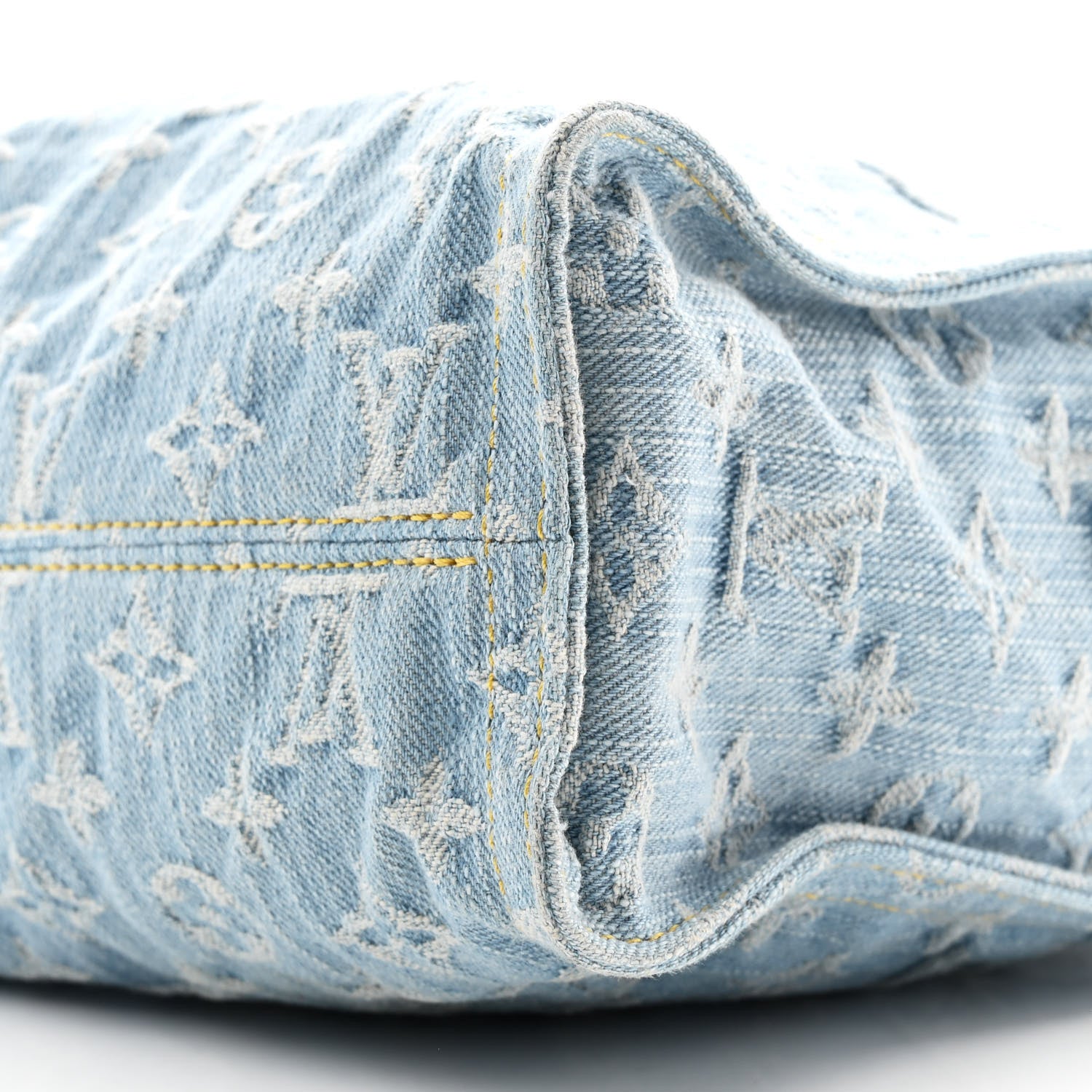 Louis Vuitton Monogram Washed Denim Let Go PM Sky Blue 9 of 10
