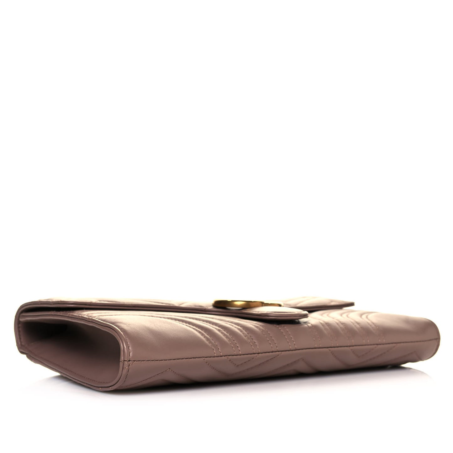 Calfskin Matelasse GG Marmont Clutch Porcelain Rose