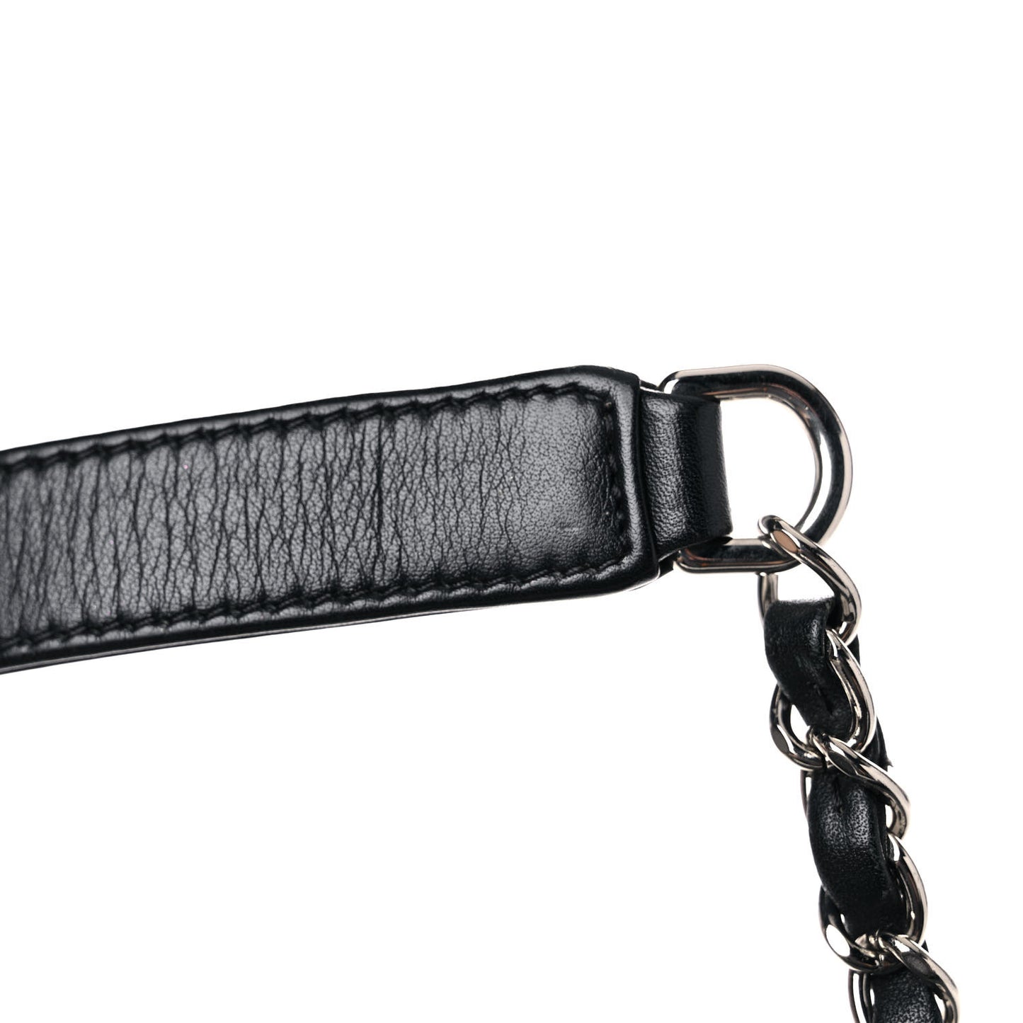 Caviar Quilted French Riviera Shouler Bag Black