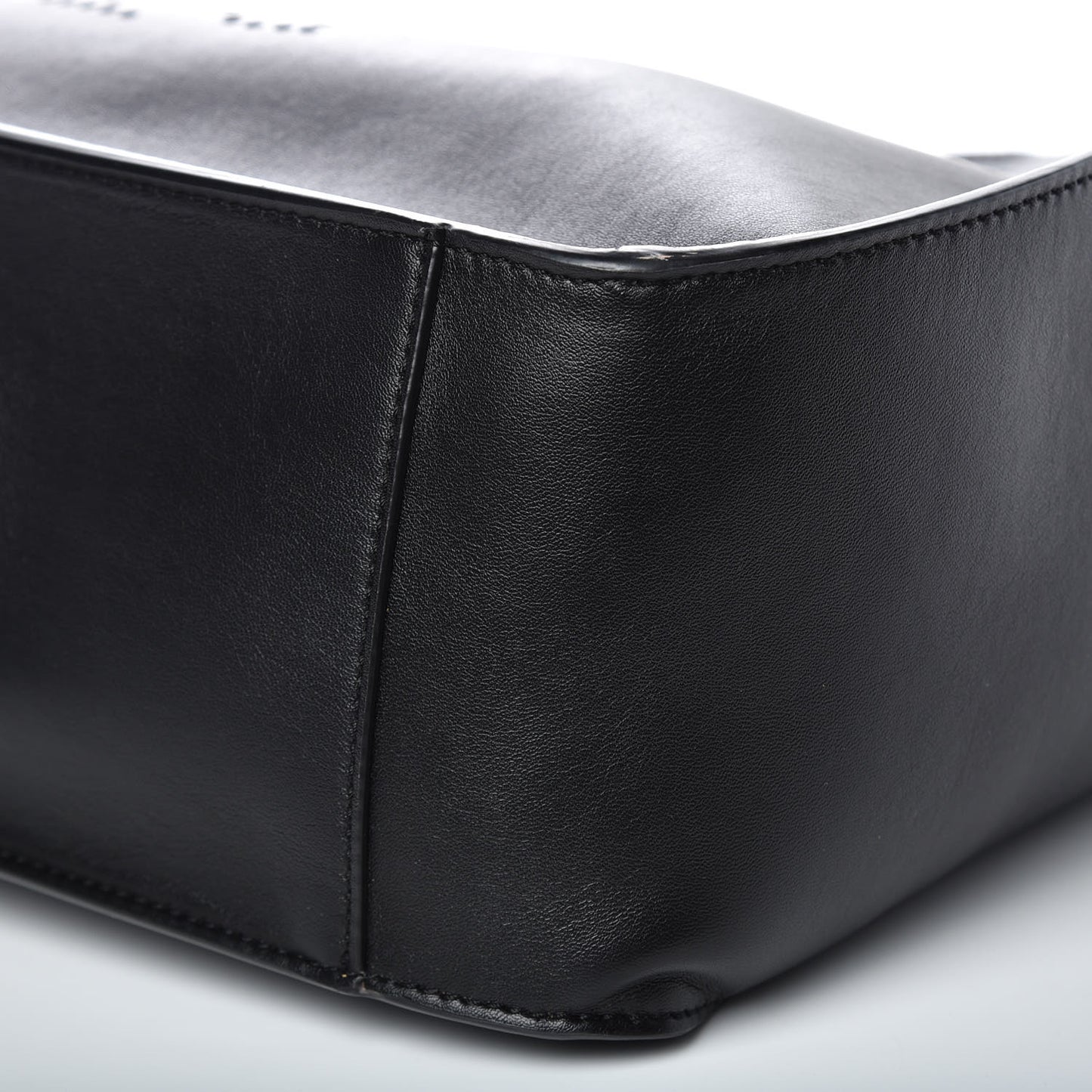 Eco Alter Nappa Perforated Shoulder Bag Black