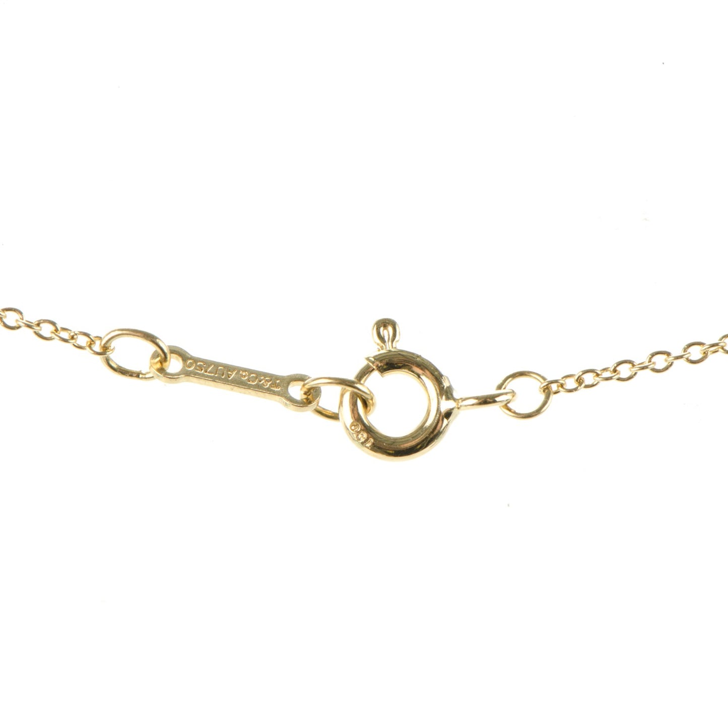18K Yellow Gold Small Paloma Picasso Loving Heart Pendant Necklace