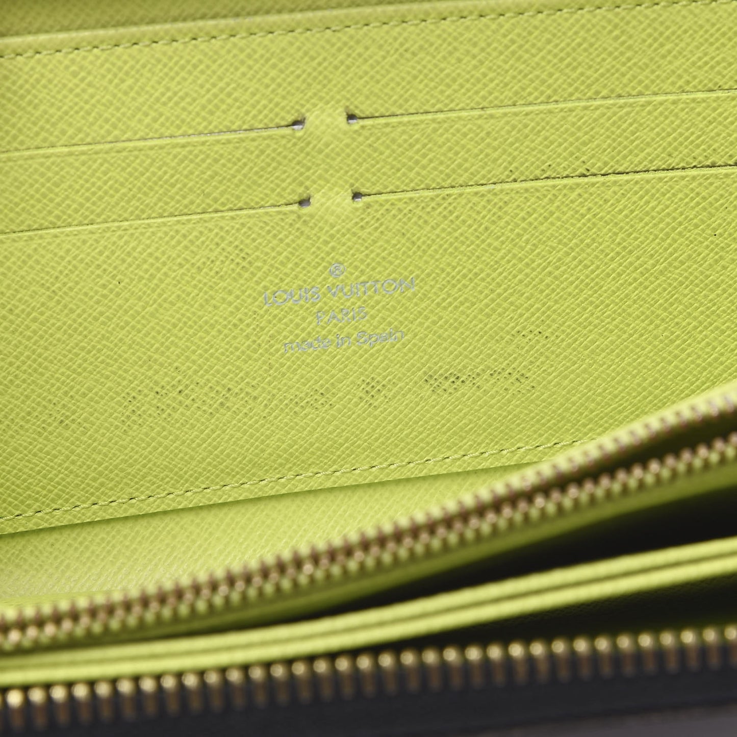 Monogram Multicolor Zippy Wallet Black Pistachio