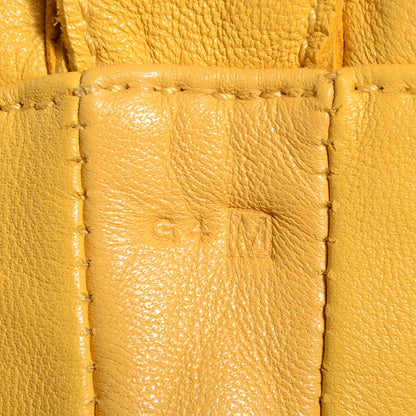 Hermes Lambskin Clou De Selle Pouch Soleil 8 of 12