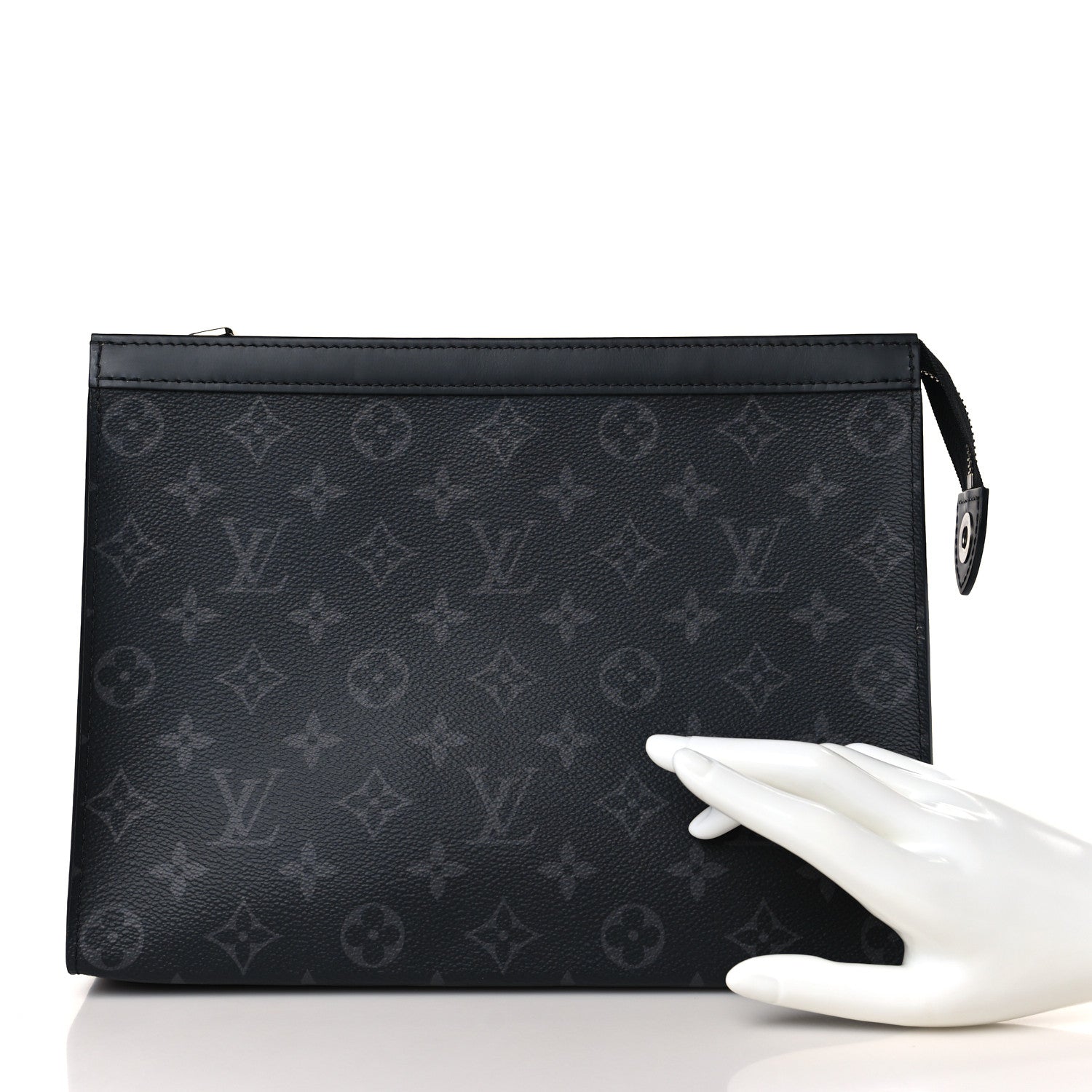 Louis Vuitton Monogram Eclipse Pochette Voyage MM 2 of 9