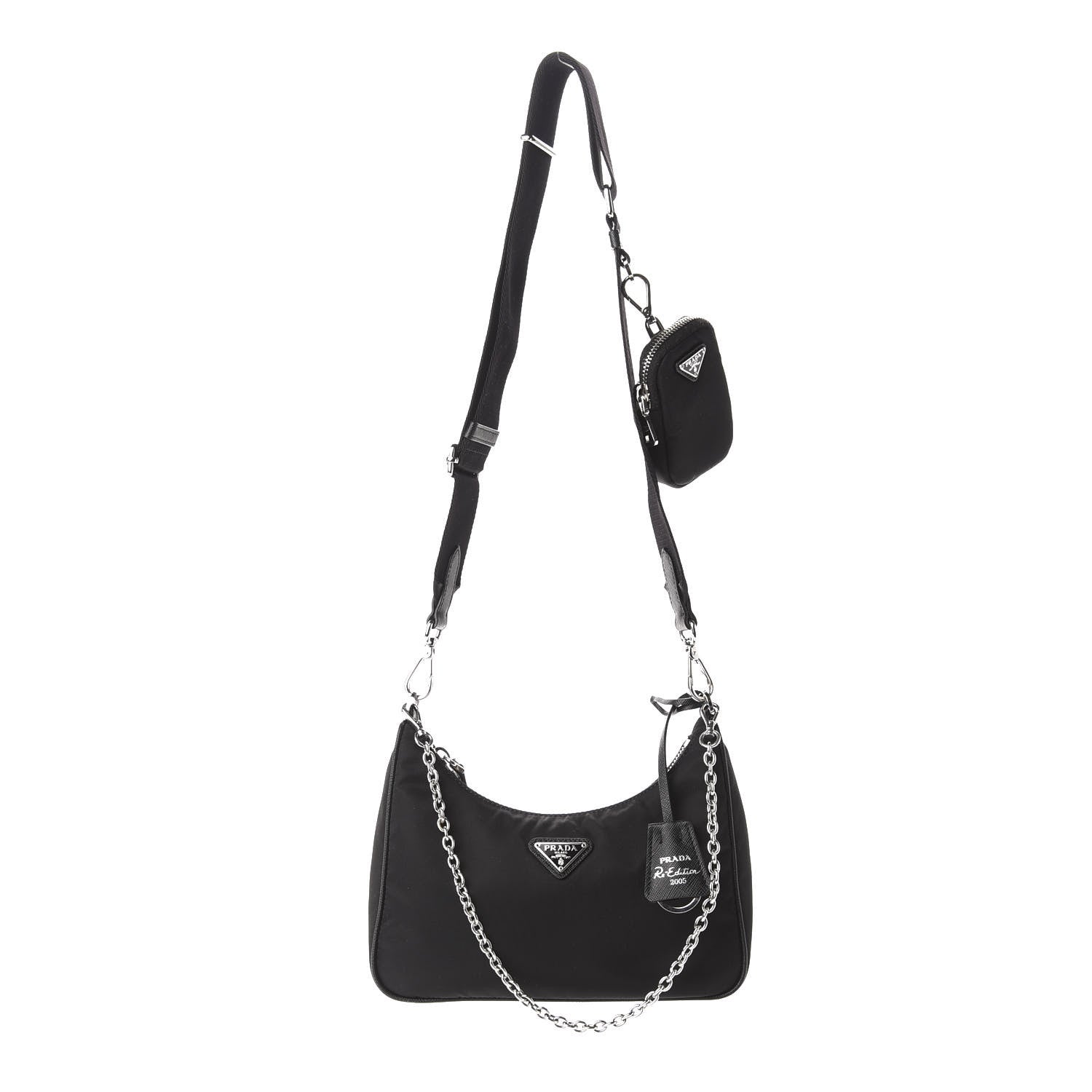 Prada Nylon Re-Edition 2005 Shoulder Bag Black 1 of 11