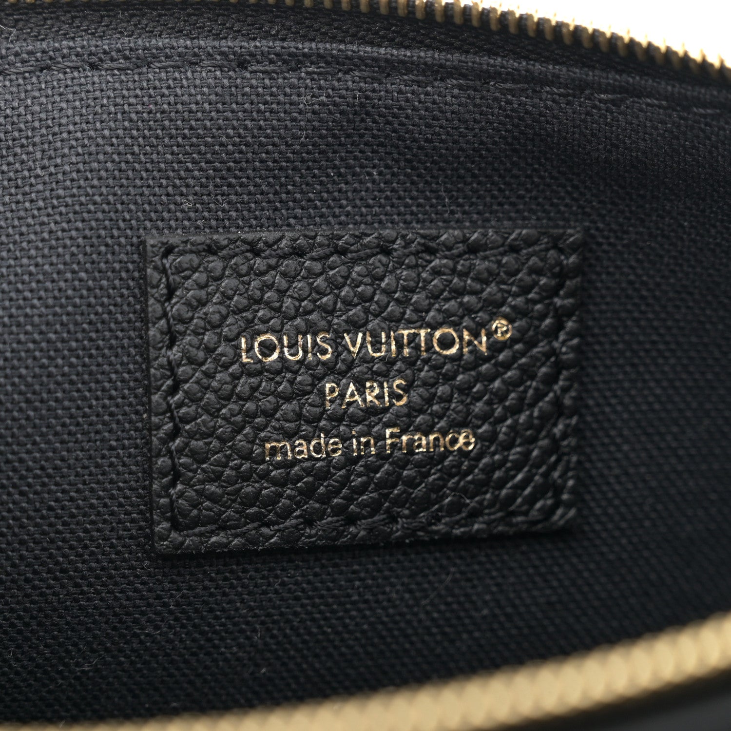 Louis Vuitton Empreinte Monogram Liv Pochette Black 7 of 10