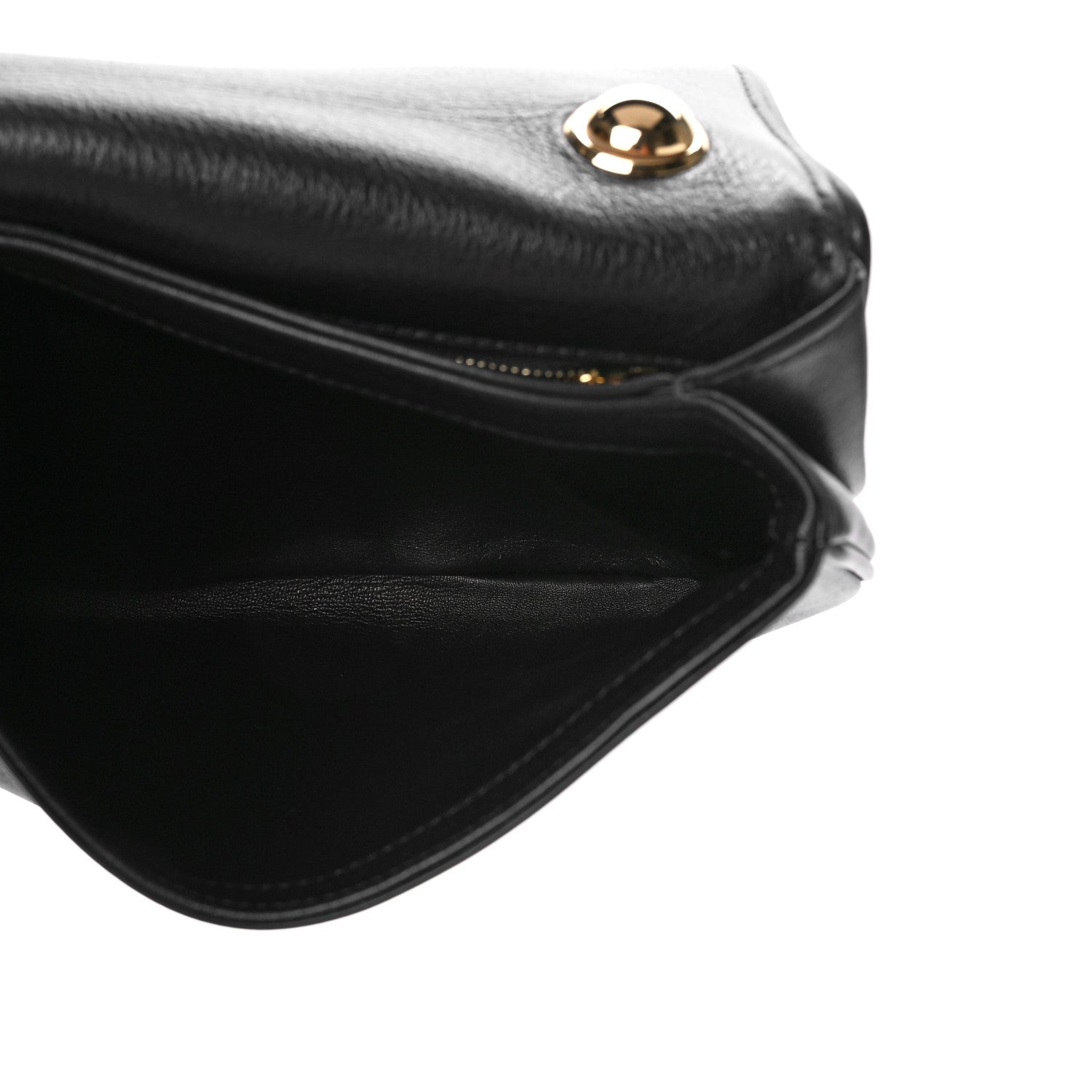 Gucci Roxy Calfskin Web Medium Blondie Shoulder Flap Bag Black 5 of 10