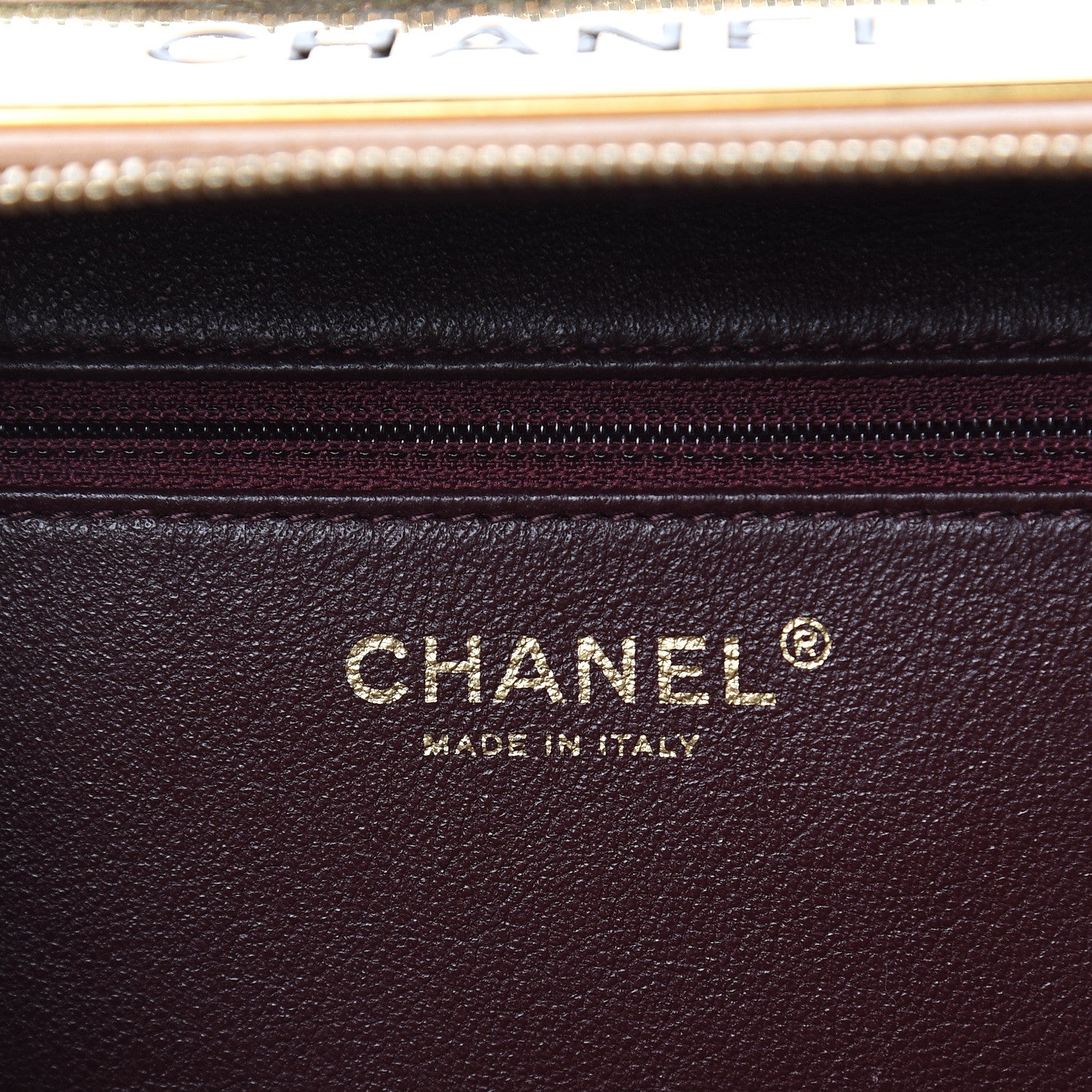 Chanel Lambskin Quilted Medium Trendy CC Bowling Bag Camel 7 of 19