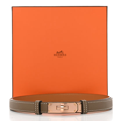 Hermes Epsom Kelly Belt Etoupe 4 of 4