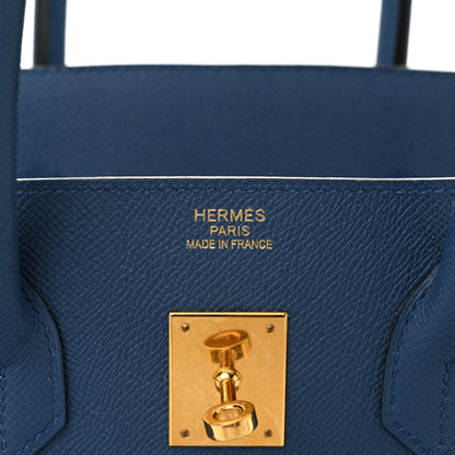 Hermes Epsom Birkin 35 Bleu Agate 11 of 25