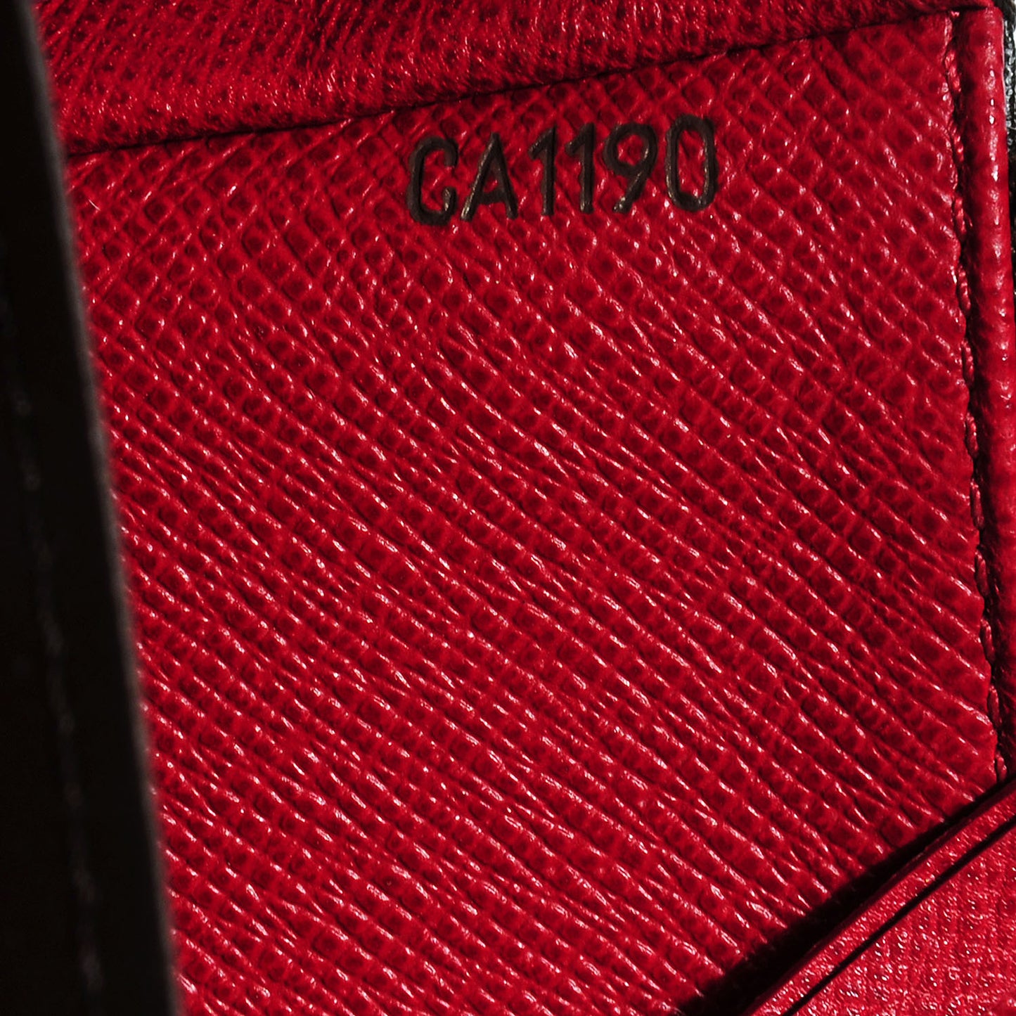 Monogram Emilie Wallet Red