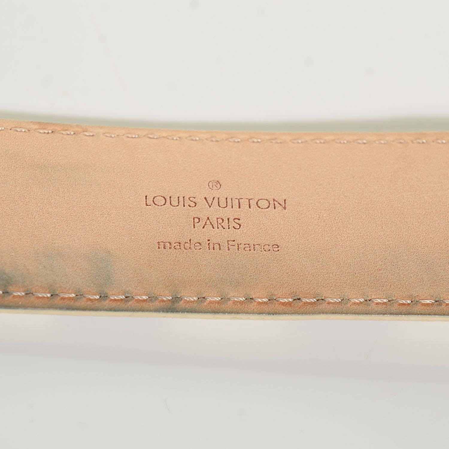 Louis Vuitton Damier Azur Voyage Belt 80 32 5 of 7