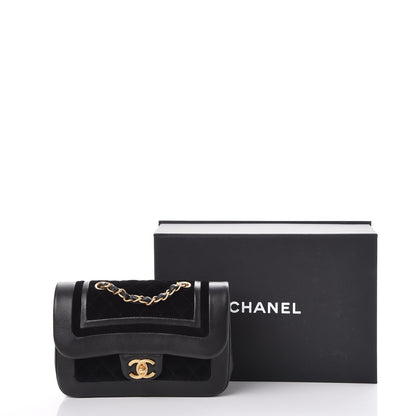 Chanel Metallic Lambskin Velvet Quilted Small Flap Black 8 of 8