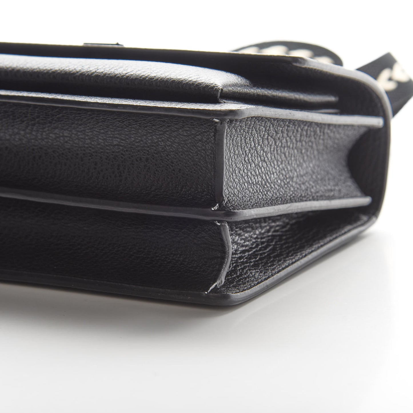 Grained Calfskin Medium Monogram Sunset Black Ecru