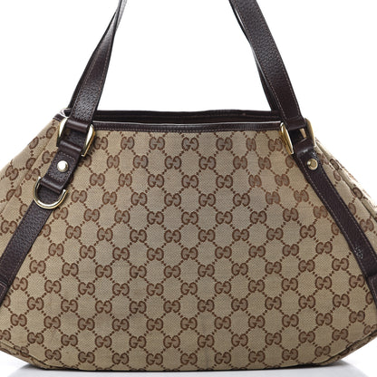 Gucci Monogram Medium Abbey Shoulder Bag Dark Brown 8 of 19
