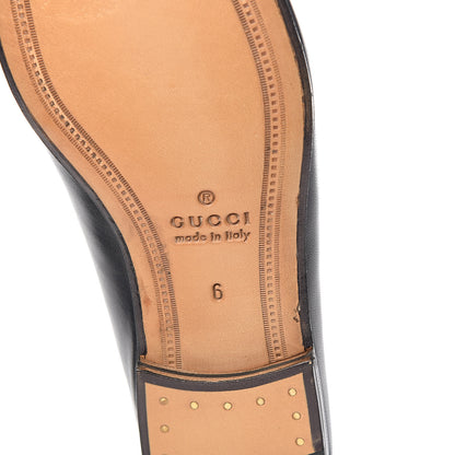 Gucci Lambskin Mens Brixton Horsebit Loafers 6 Black 6 of 9