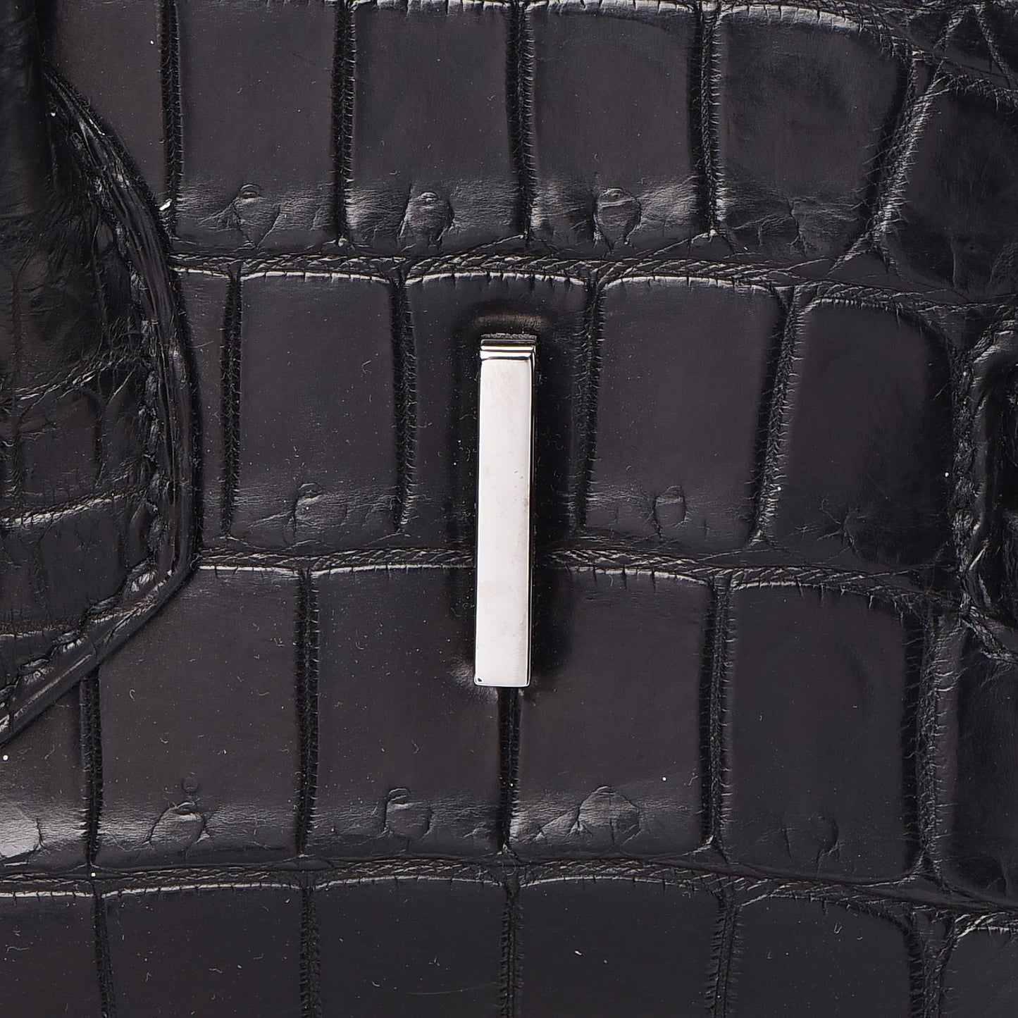 Matte Niloticus Crocodile Birkin 30 Black