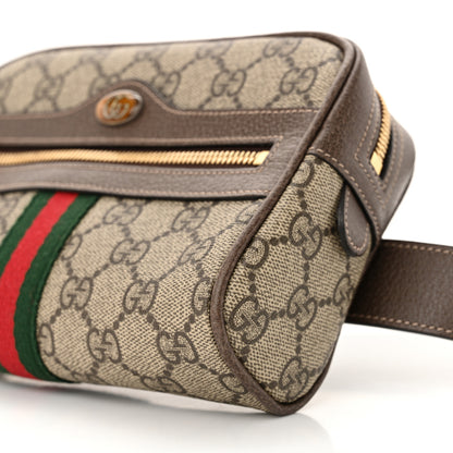 Gucci GG Supreme Monogram Web Small Ophidia Belt Bag 85 34 Dark Brown 10 of 13