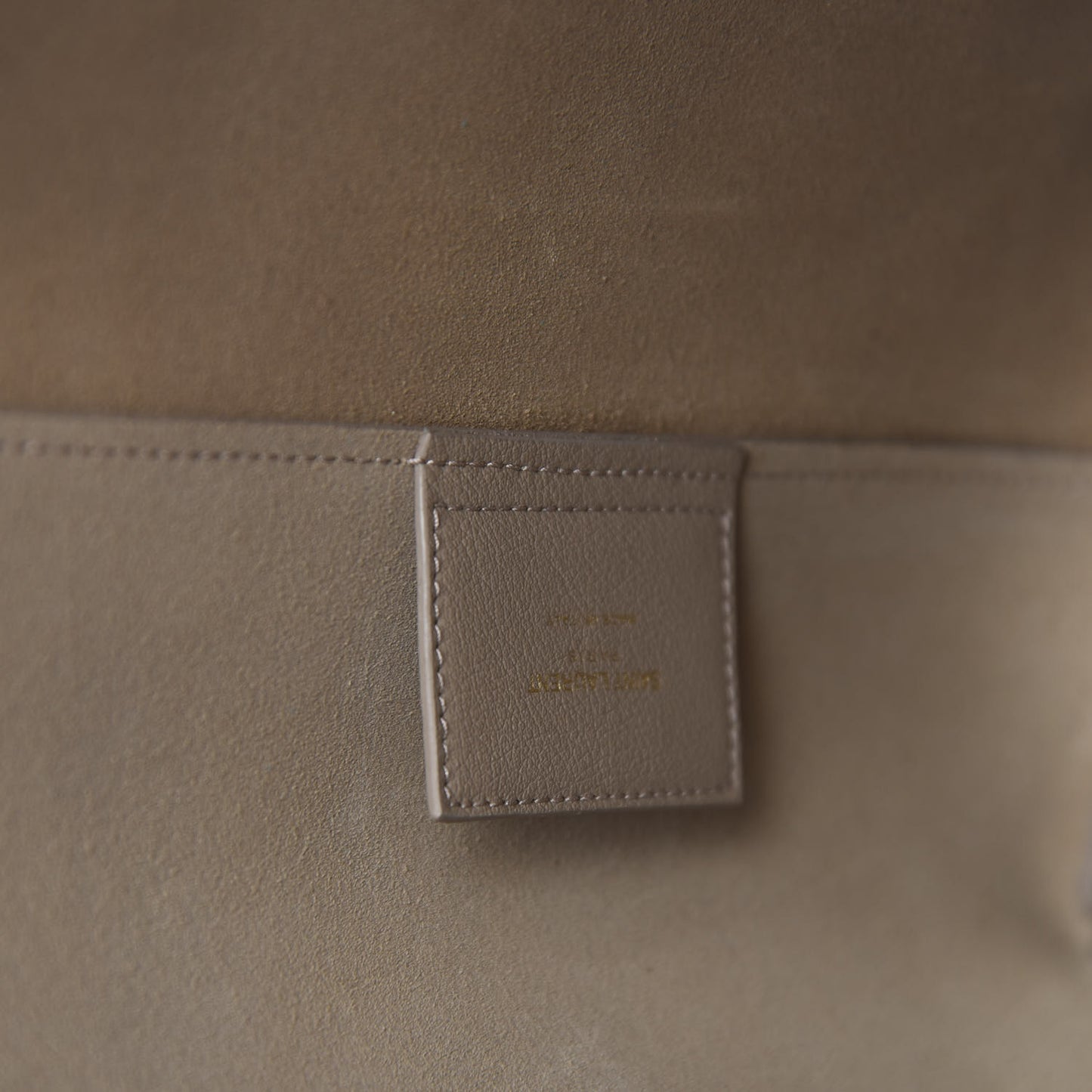 Calfskin Large Shopping Tote Dusty Gray