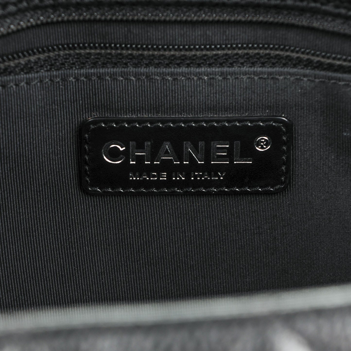 Caviar Quilted Grand Shopping Tote GST Black