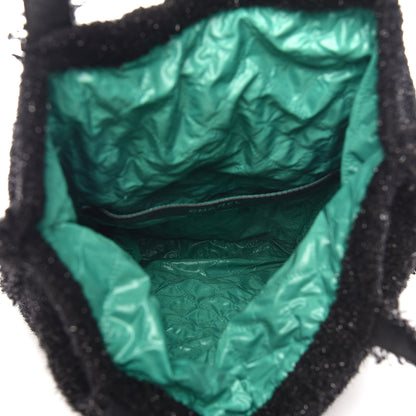 Chanel Tweed Resin Strass Large Robot Shopping Bag Black 5 of 8