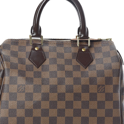 Louis Vuitton Damier Ebene Speedy 25 7 of 9