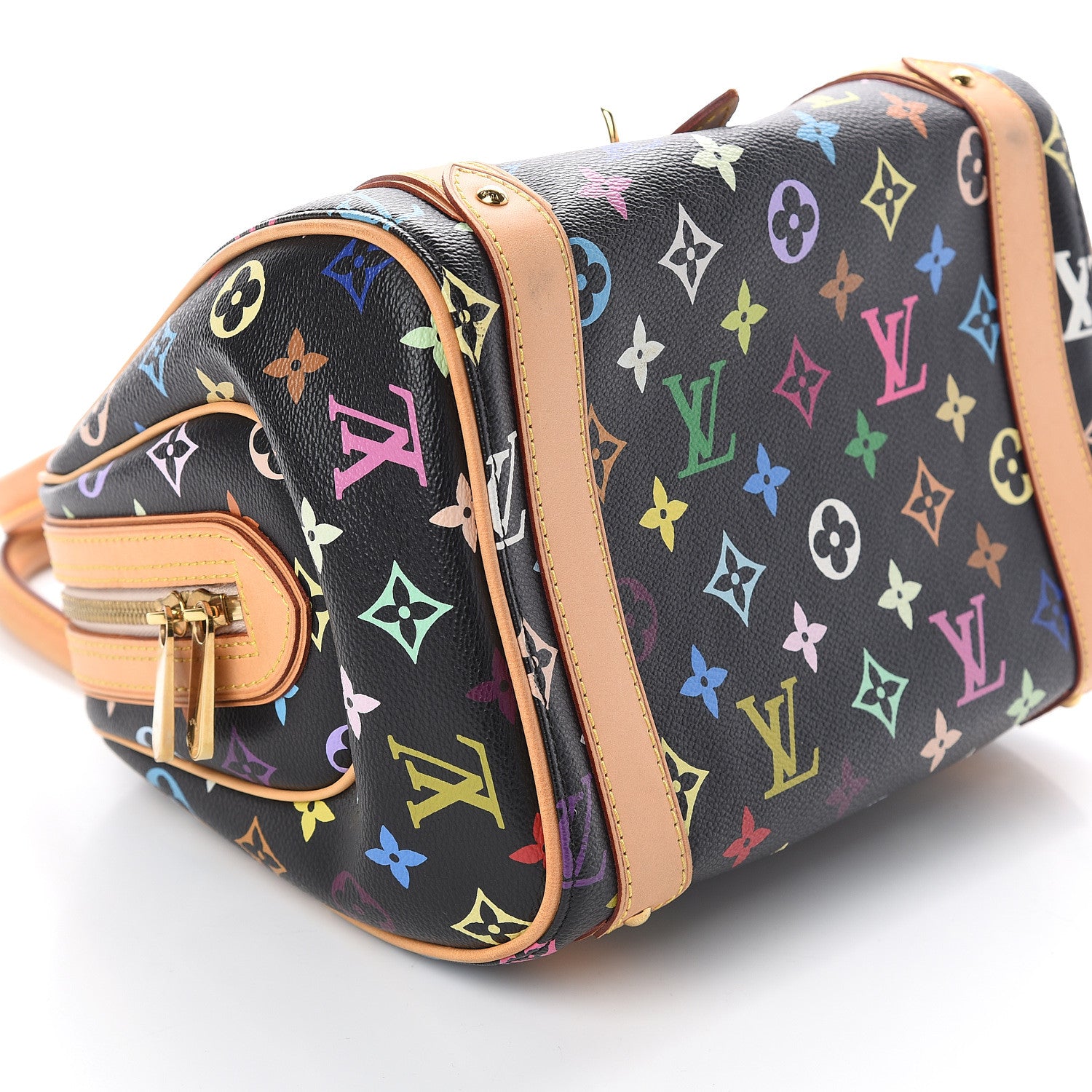 Louis Vuitton Monogram Multicolor Priscilla Black 7 of 8