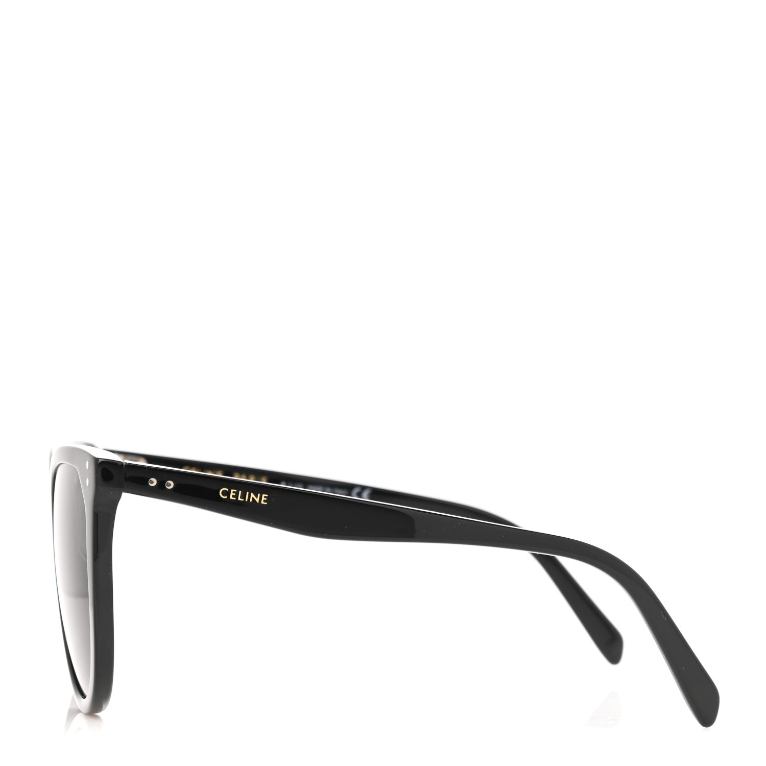 Celine Acetate Cat Eye Sunglasses CL401491 Black 3 of 6