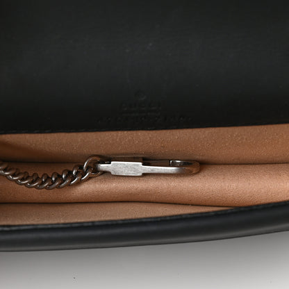 Gucci Suede Super Mini Dionysus Shoulder Bag Black 5 of 6