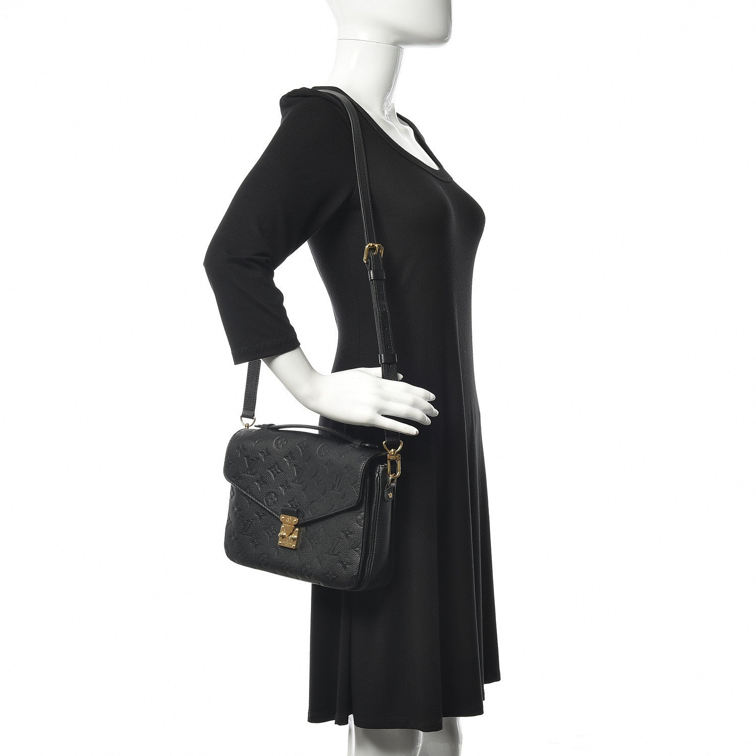 Louis Vuitton Empreinte Pochette Metis Black 2 of 10