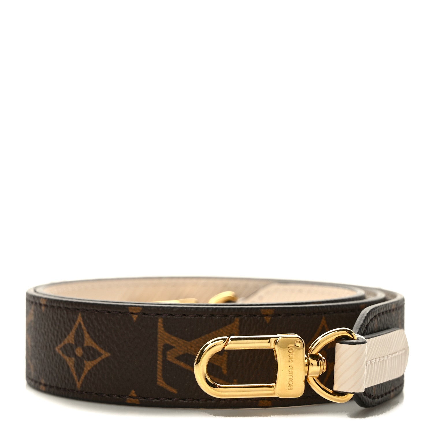 Louis Vuitton Epi Monogram Bandouliere Shoulder Strap Ivory 1 of 3