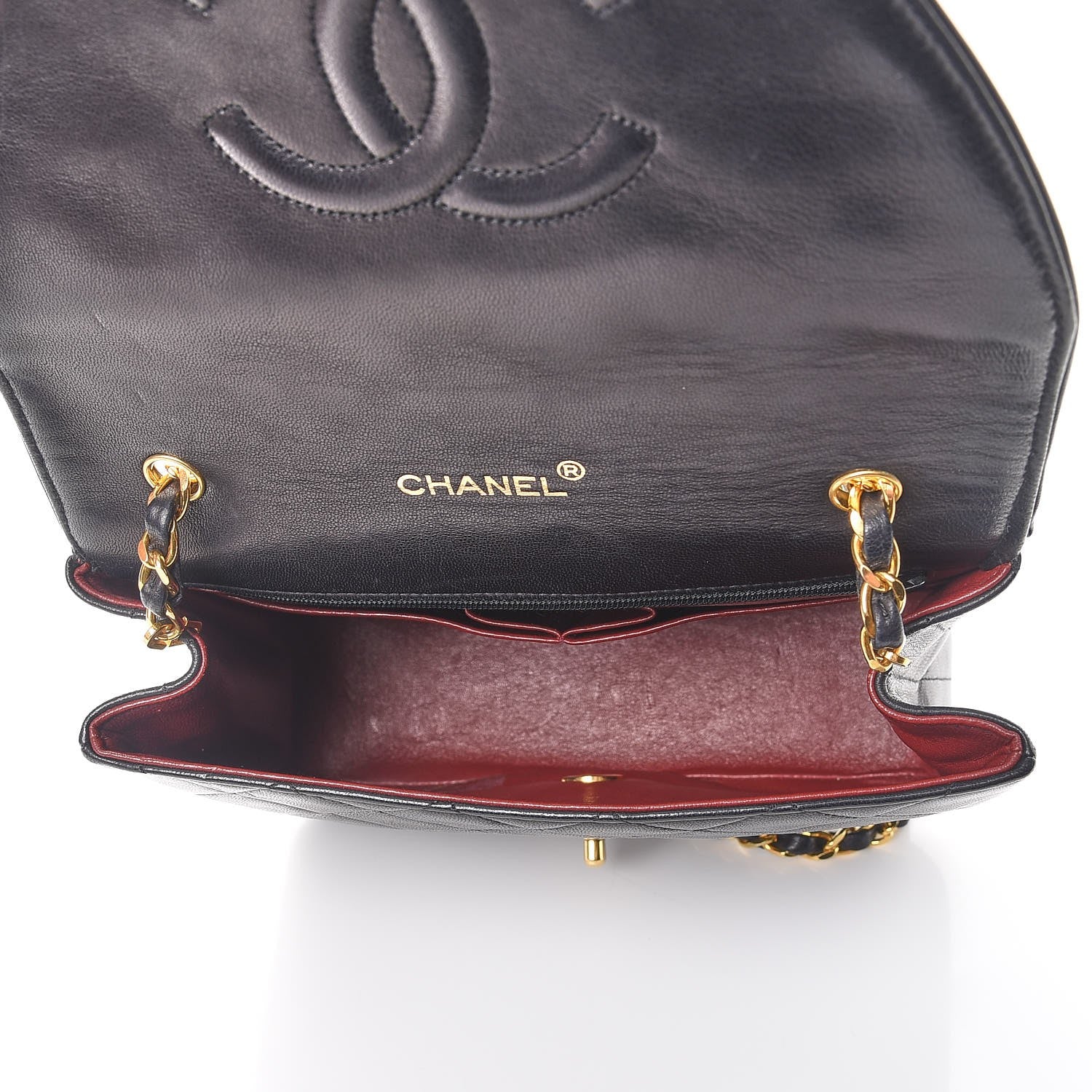 Chanel Lambskin Quilted Small Single Flap Black 5 of 8