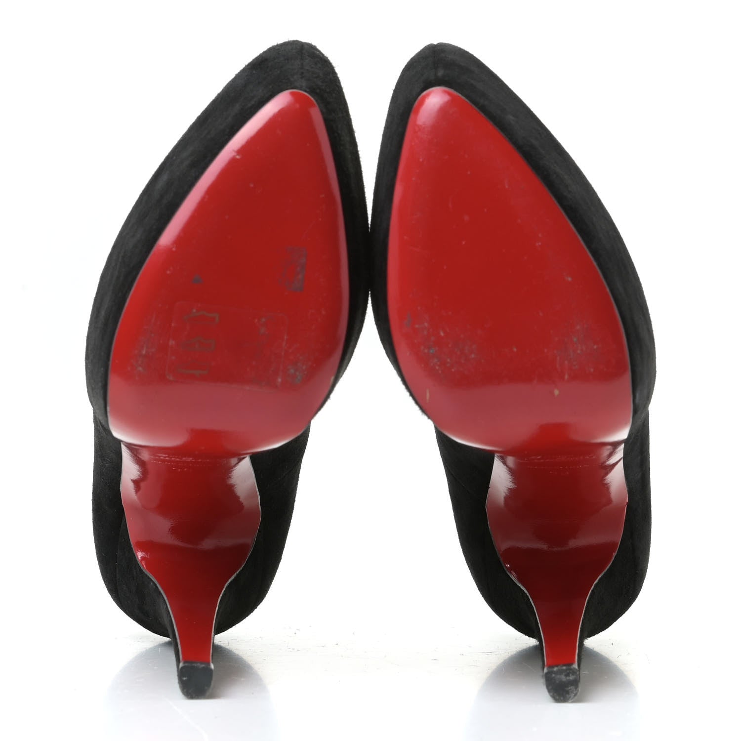 Christian Louboutin Suede Daffodile 160 Pumps 36 Black 6 of 15
