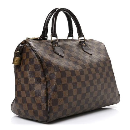 Louis Vuitton Damier Ebene Speedy 30 3 of 10