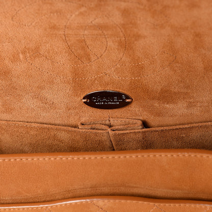 Chanel Nubuck Bull Jumbo Double Flap Camel 8 of 18