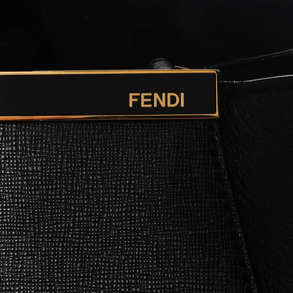 Fendi Vitello Elite Medium 2Jours Tote Black 5 of 13