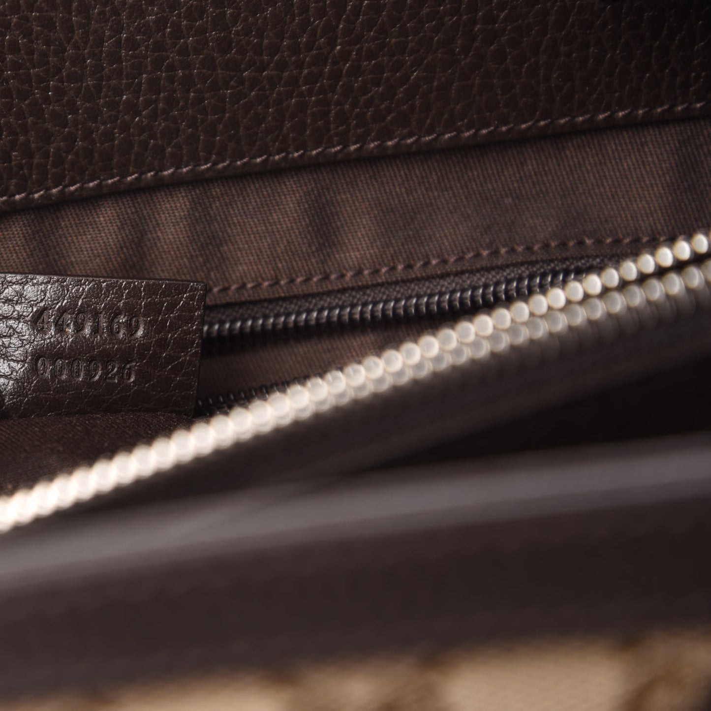 GG Monogram Large Joy Tote Bag Dark Brown