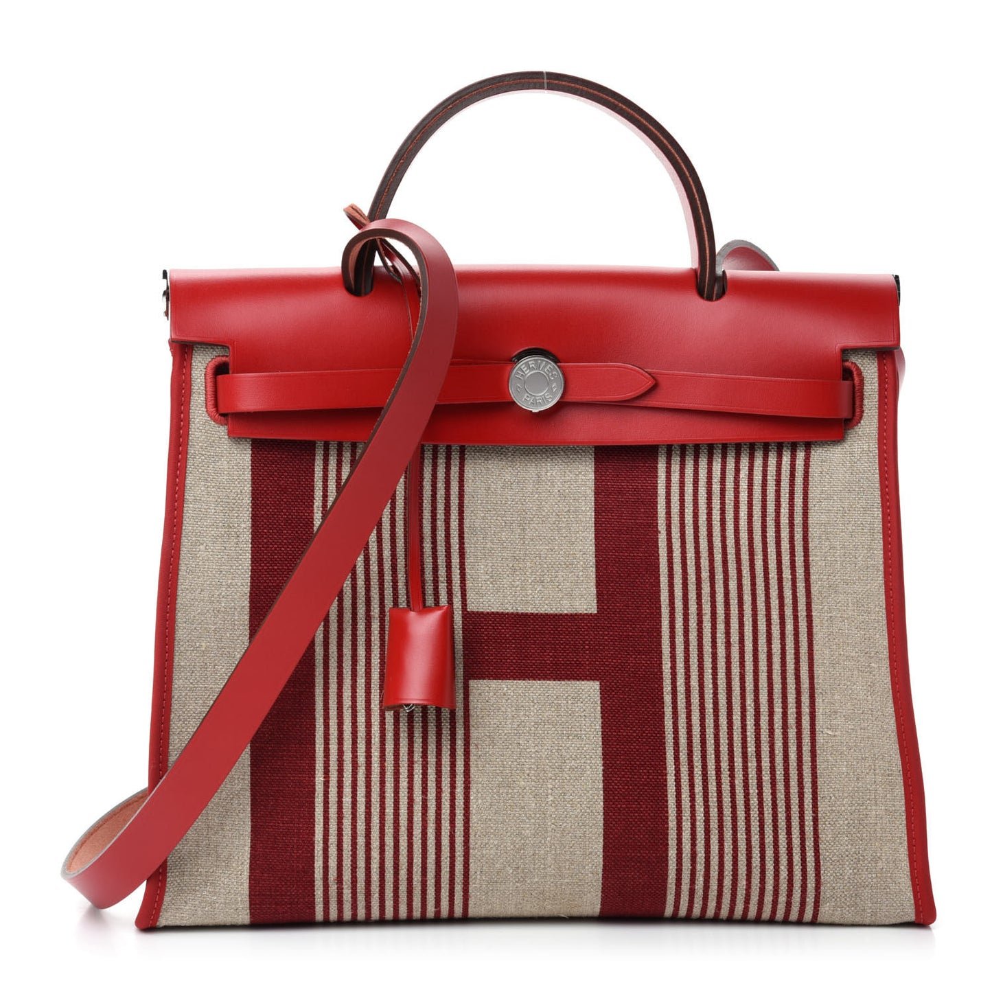Vache Hunter Toile H Vibration Herbag Zip 31 PM Bordeaux Ficelle Rouge Piment